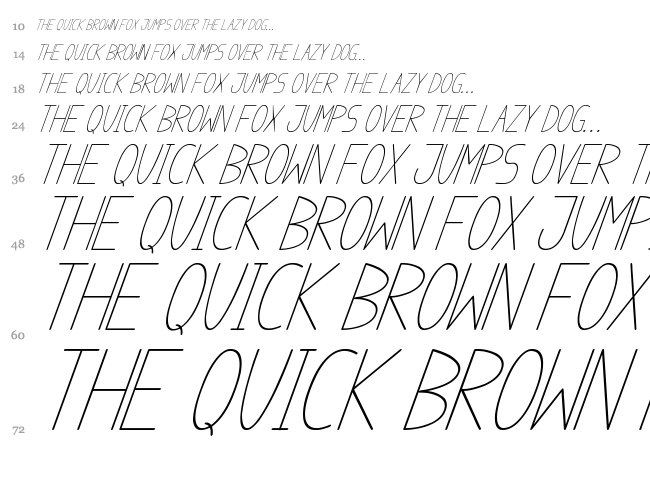 Anome Ibul font waterfall